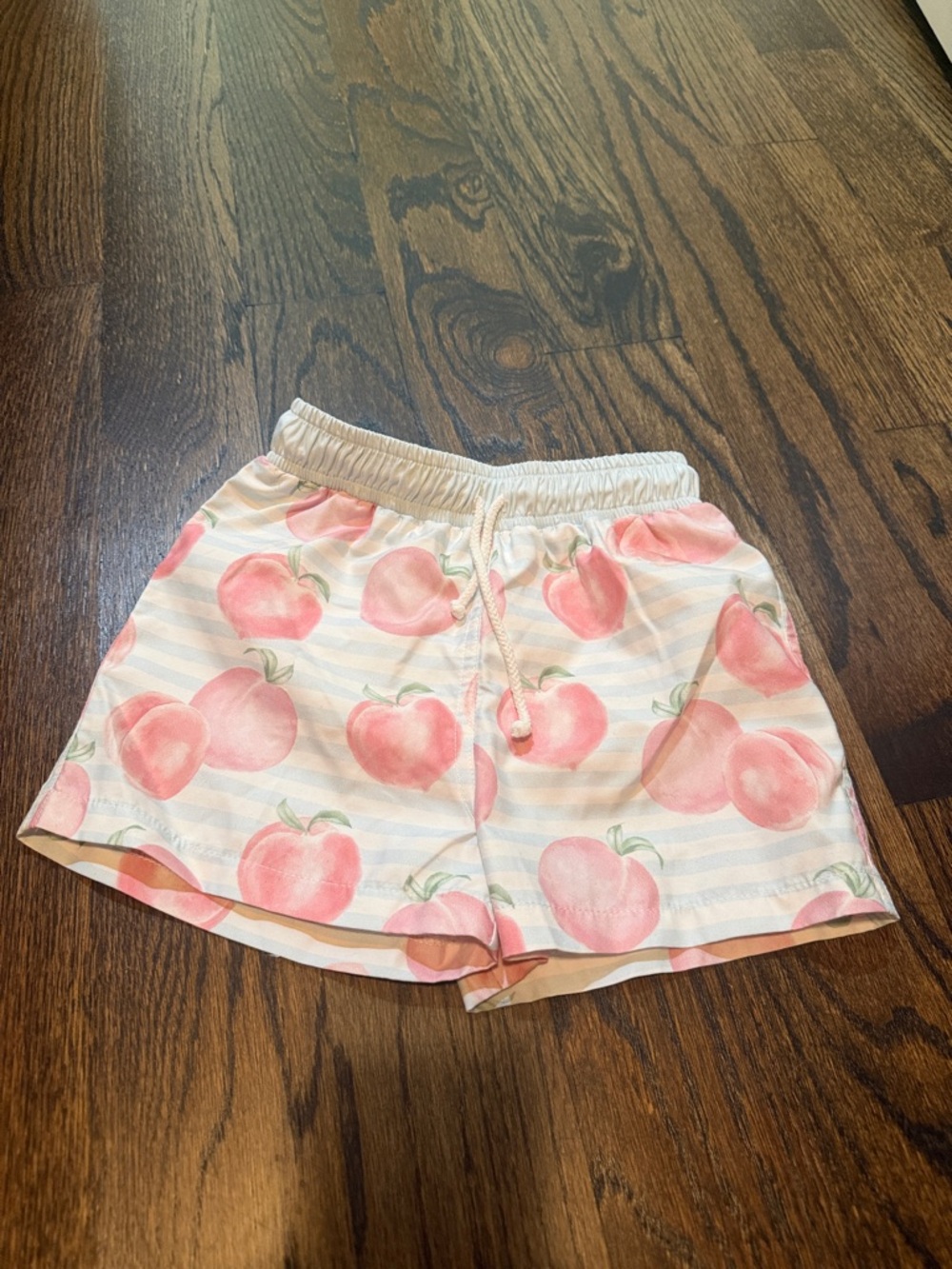 Ga sal pimenta Kids Peach Print Swim Shorts - Pink